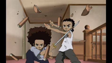 grandpa boondocks|boondocks fighting scenes.